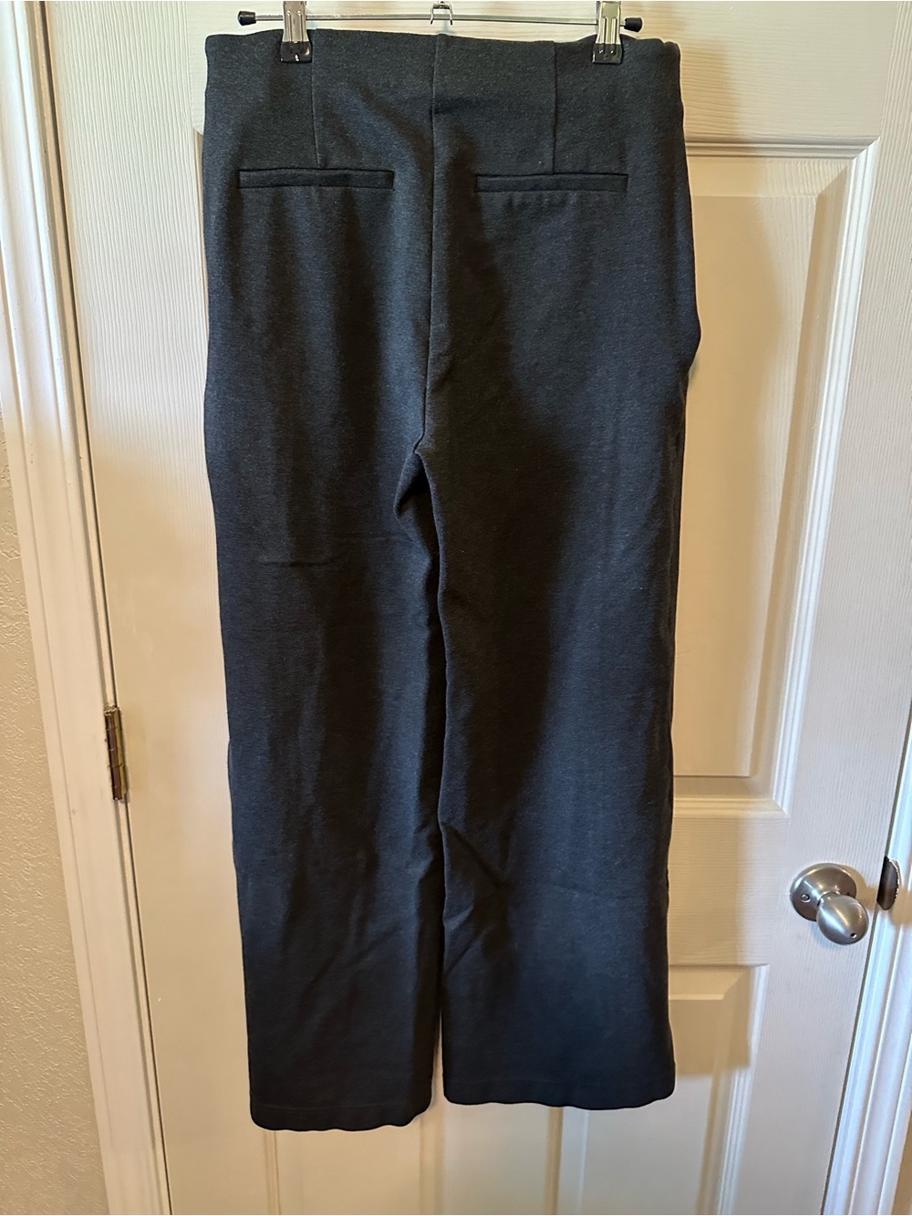 LOFT Dark Gray Wide Leg Dress Pants - Picture 3 of 3